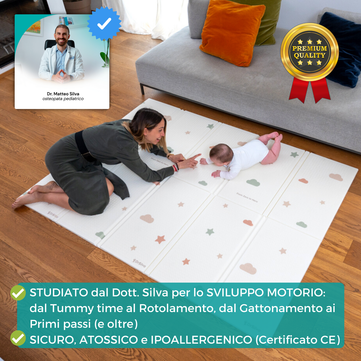 Tappeto Gioco per neonati e bambini