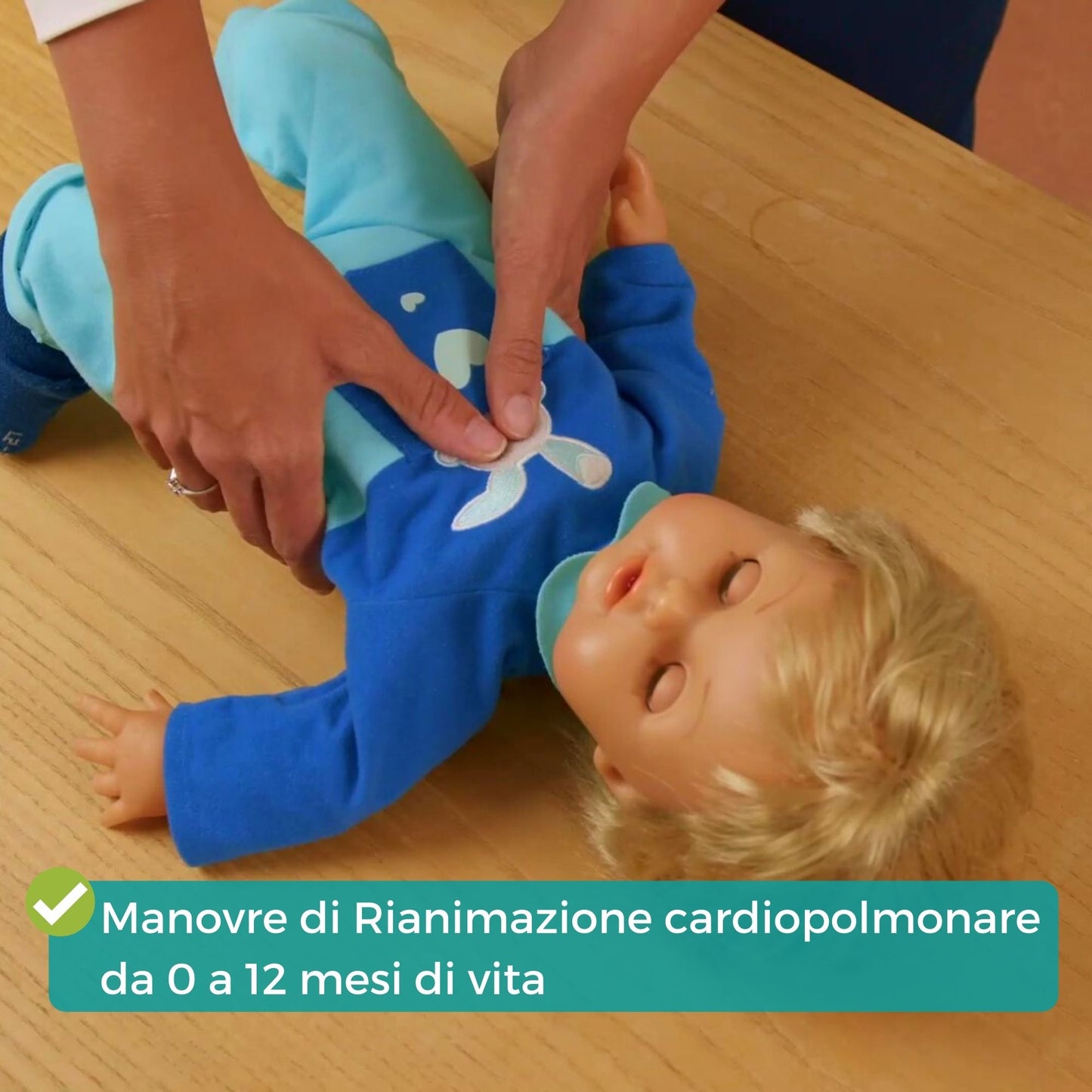 Manovre di disostruzione pediatrica, Rianimazione cardiopolmonare e Tagli Sicuri in Svezzamento