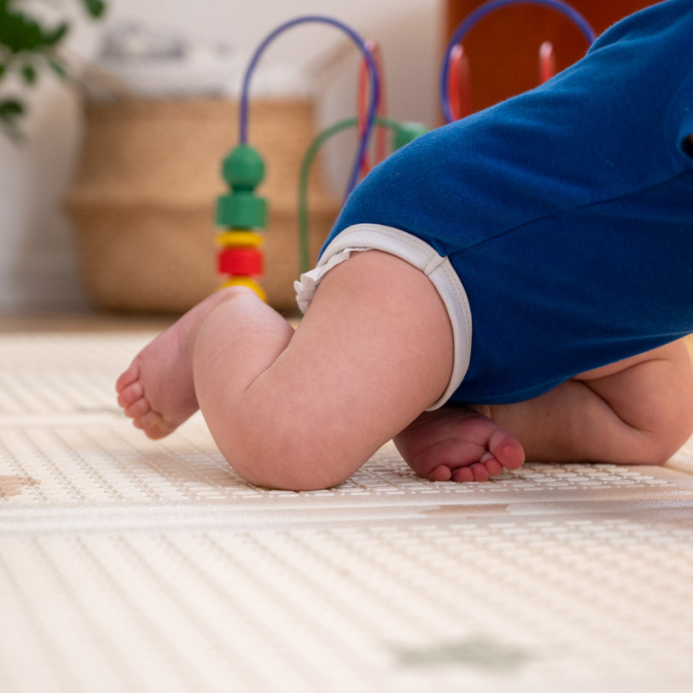 tappeto gioco from zero to hero su dr-silva.com - tappeto gioco per il tummy time del neonato e lo sviluppo motorio del bambino: pieghevole, sicuro, anti-urto, atossico, portatile, morbido, xpe, design giocoso e elegante, lavabile, spesso 1,5 cm, grande 200 cm X 150 cm