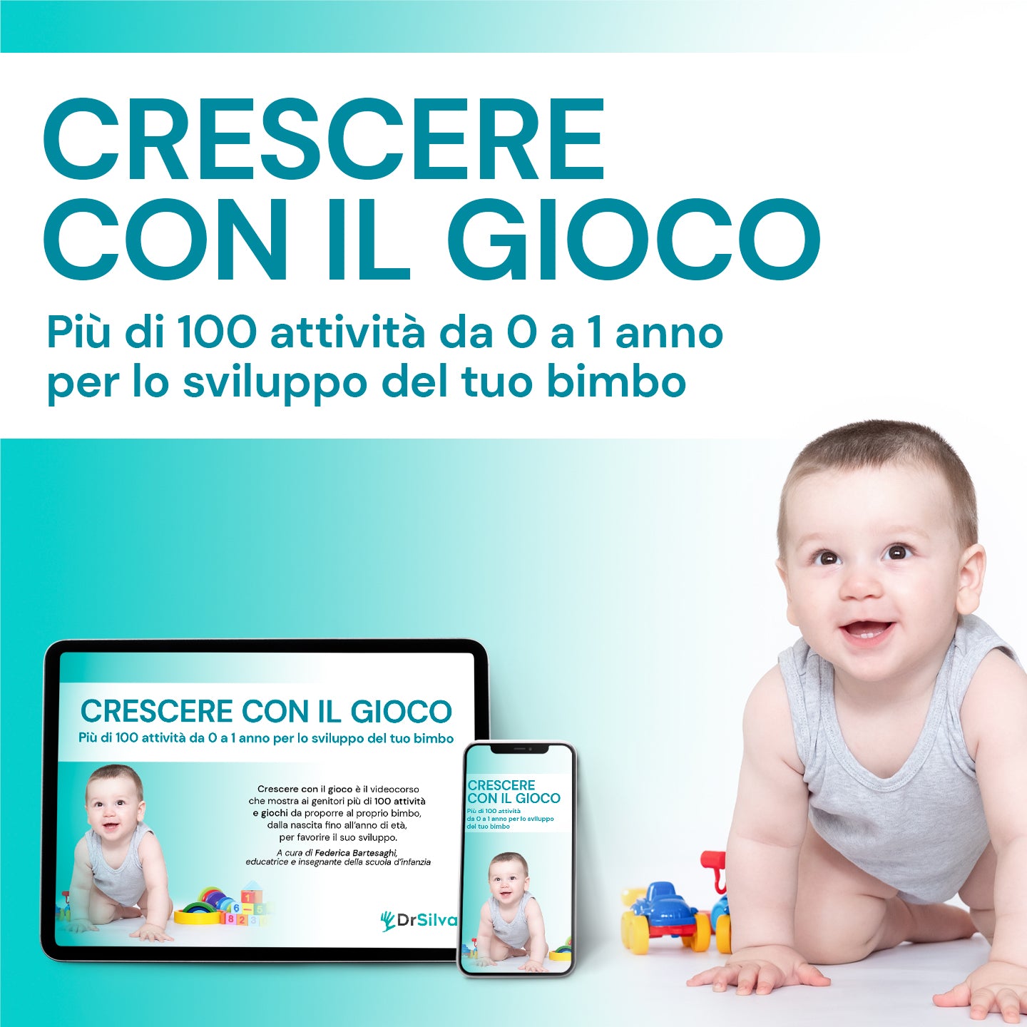 Aufwachsen mit Spielen - Mehr als 100 Aktivitäten von 0 bis 1 Jahr für die Entwicklung Ihres Babys