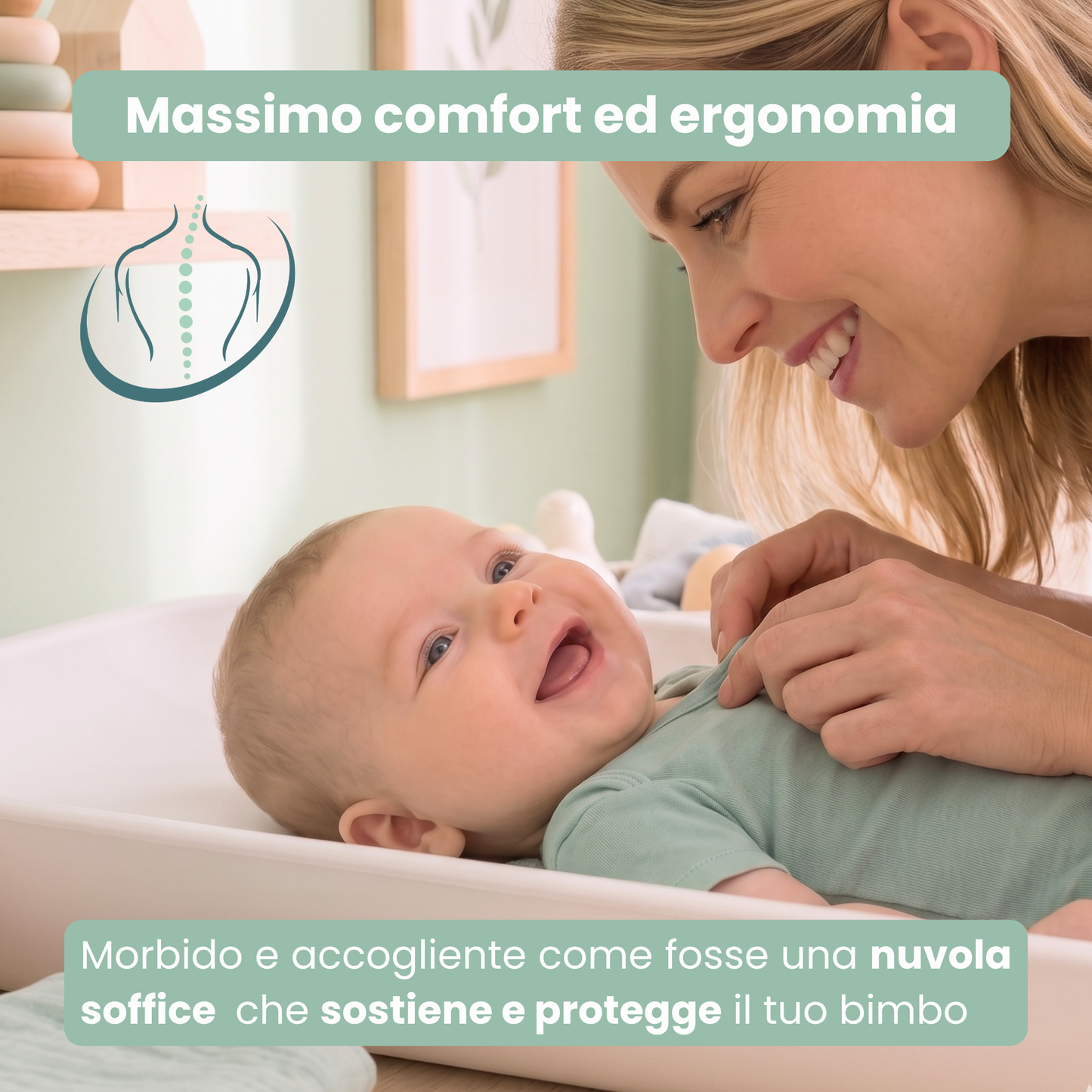 Fasciatoio per Neonati e Bambini