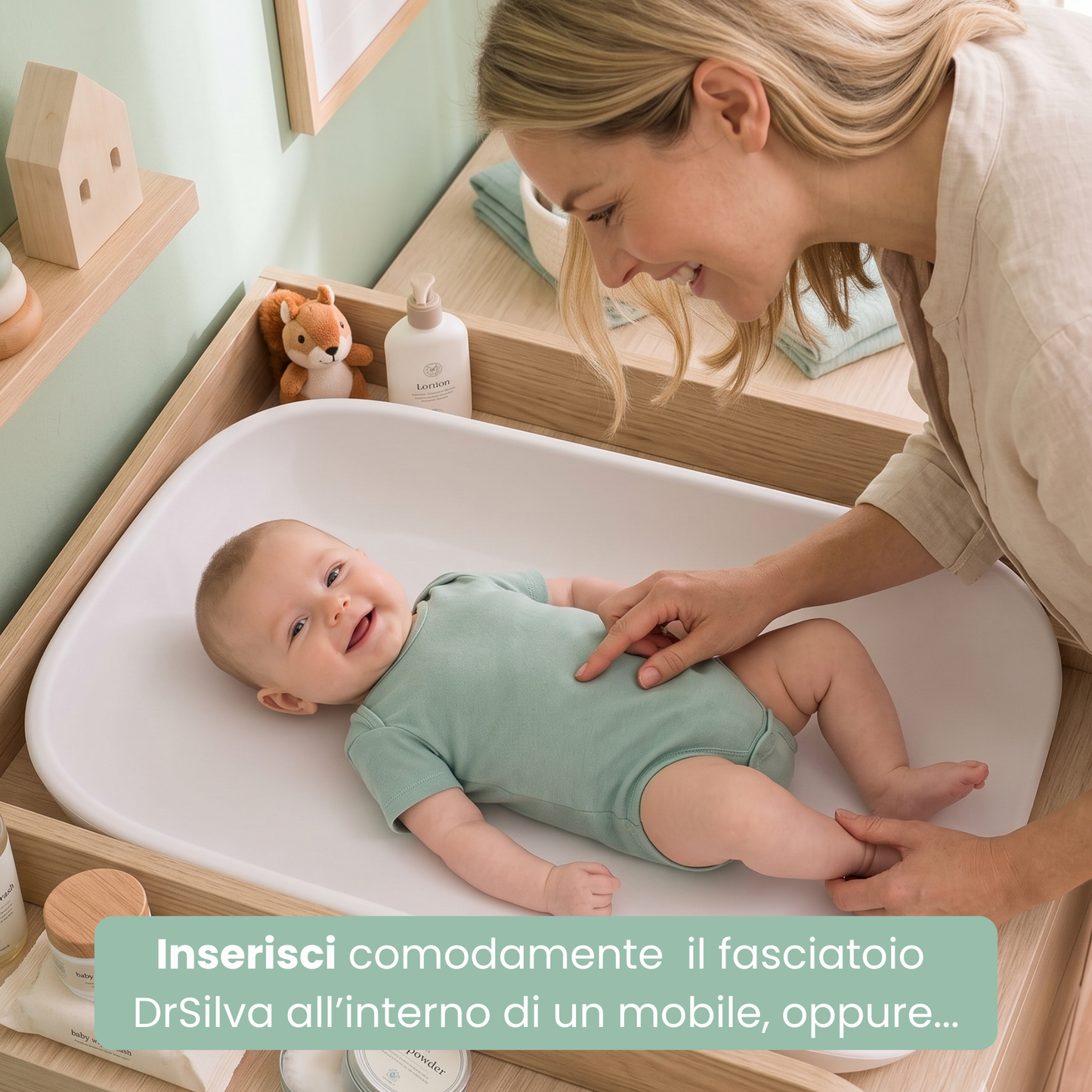 Fasciatoio per Neonati e Bambini