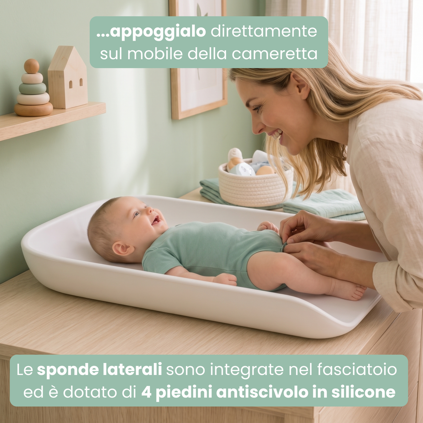 Fasciatoio per Neonati e Bambini