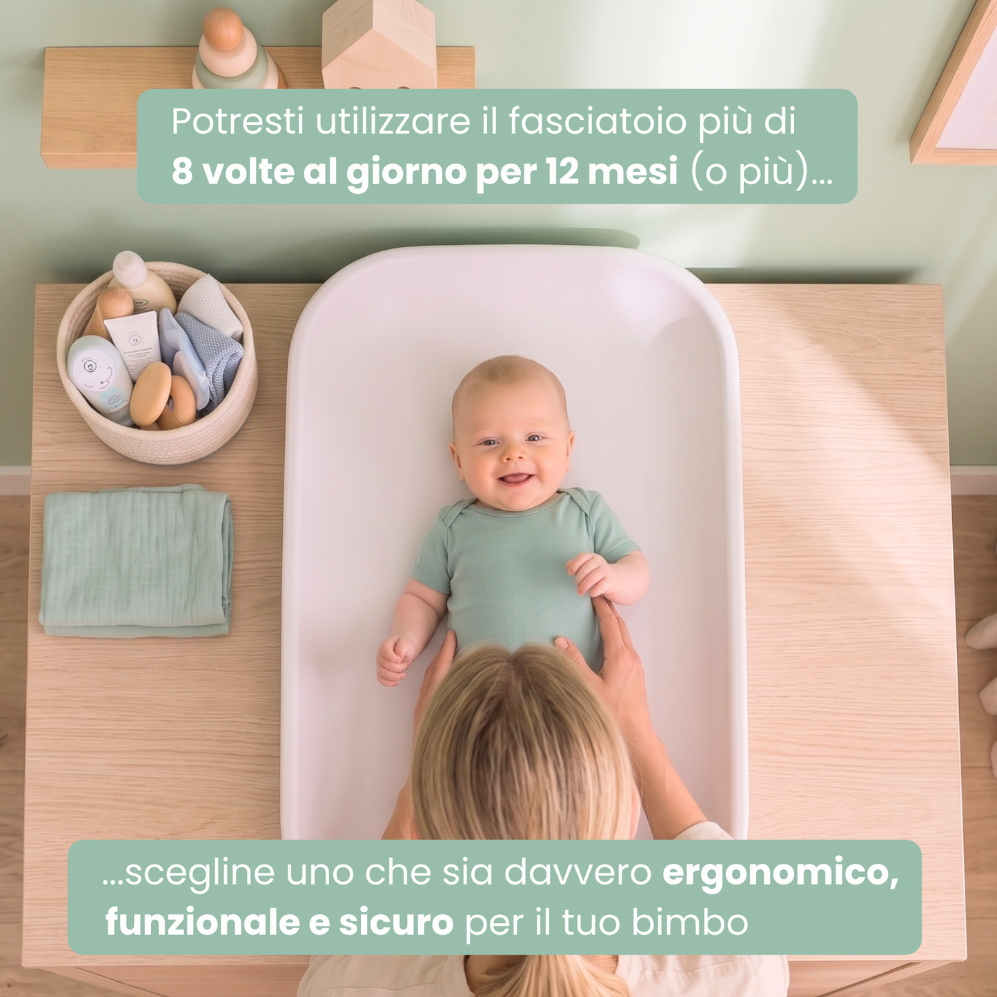 Fasciatoio per Neonati e Bambini