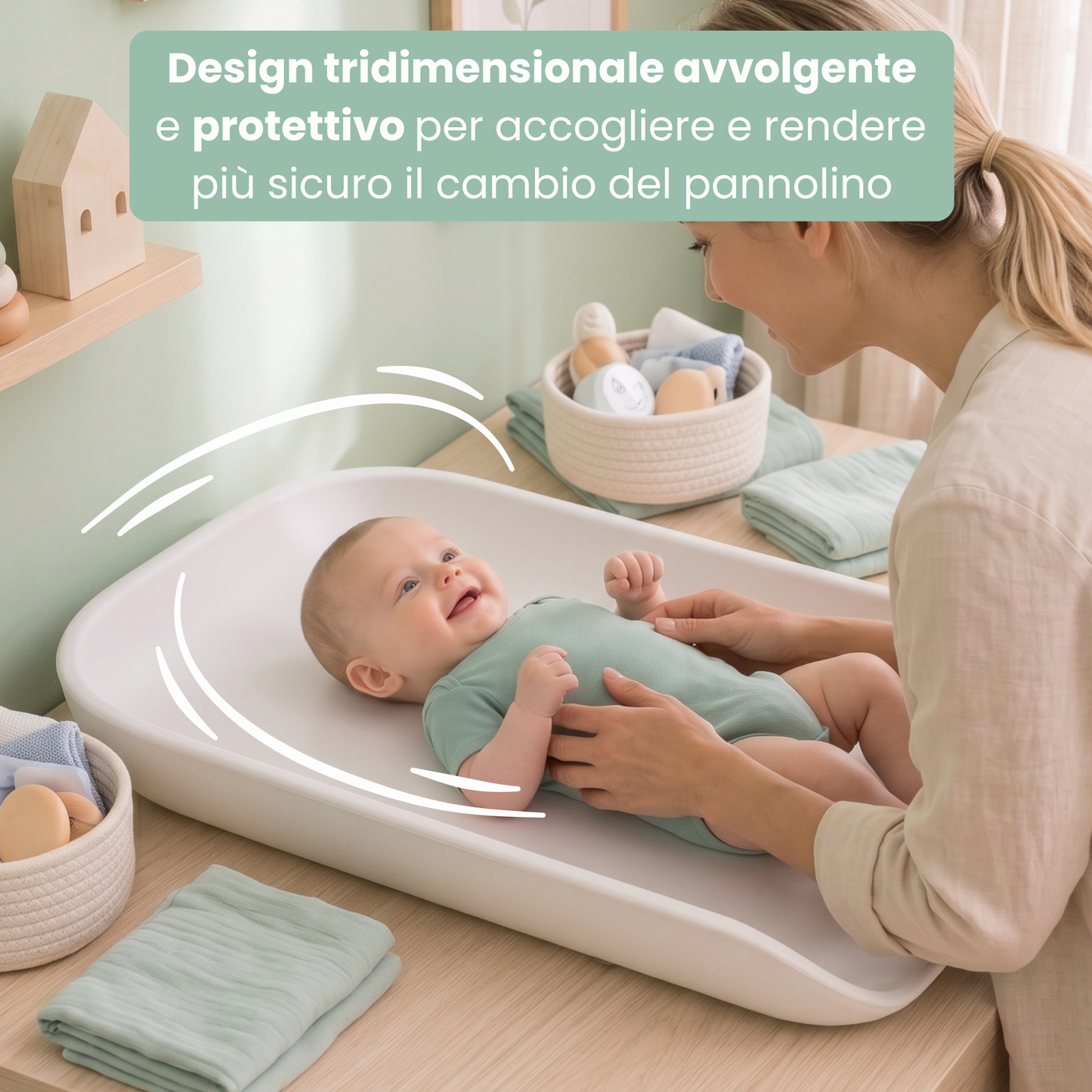 Fasciatoio per Neonati e Bambini